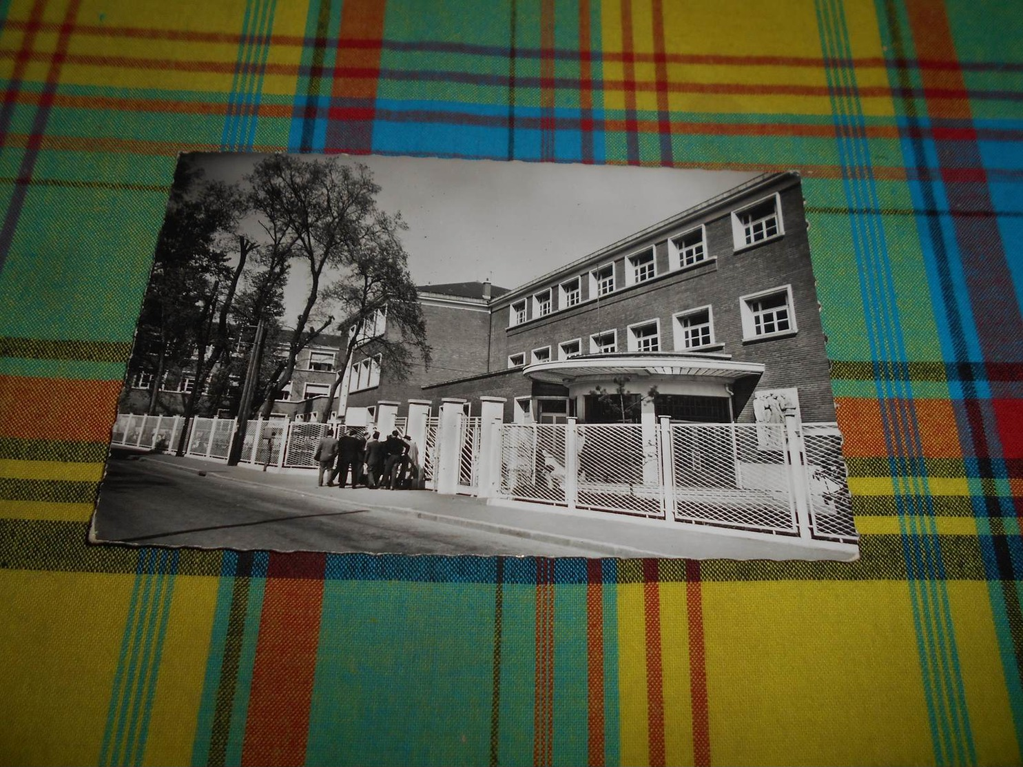 91 - CPSM , Enghien Les Bains, Le Lycée - Enghien Les Bains