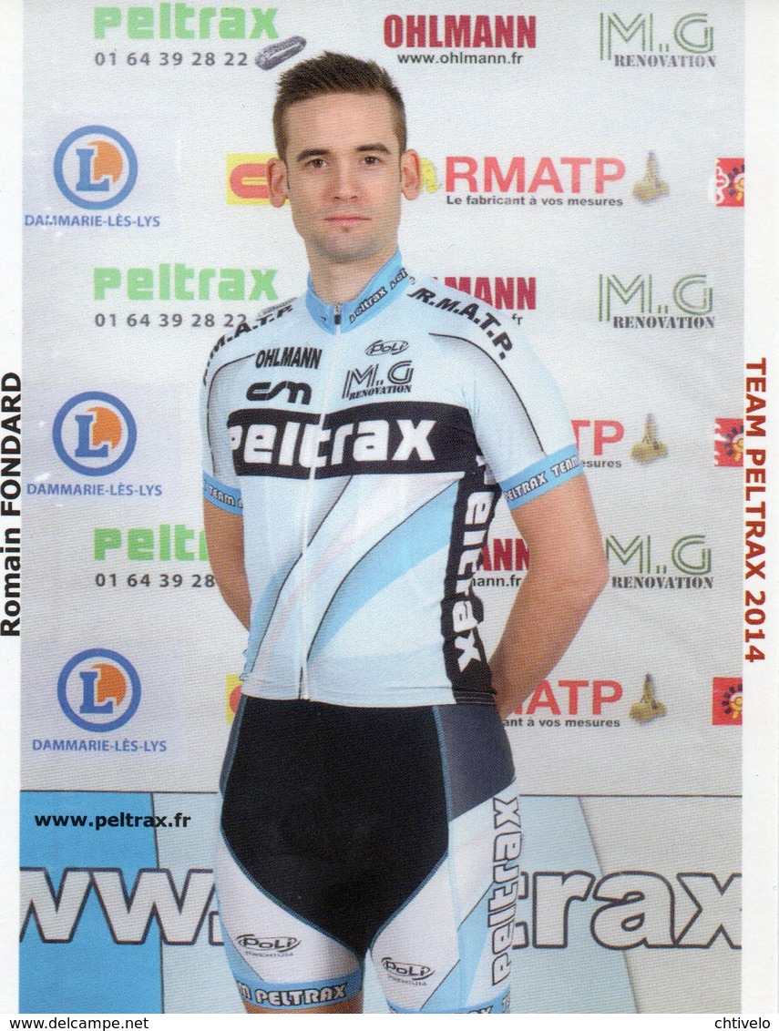 Cyclisme, Romain Fondard, 2014 - Cyclisme