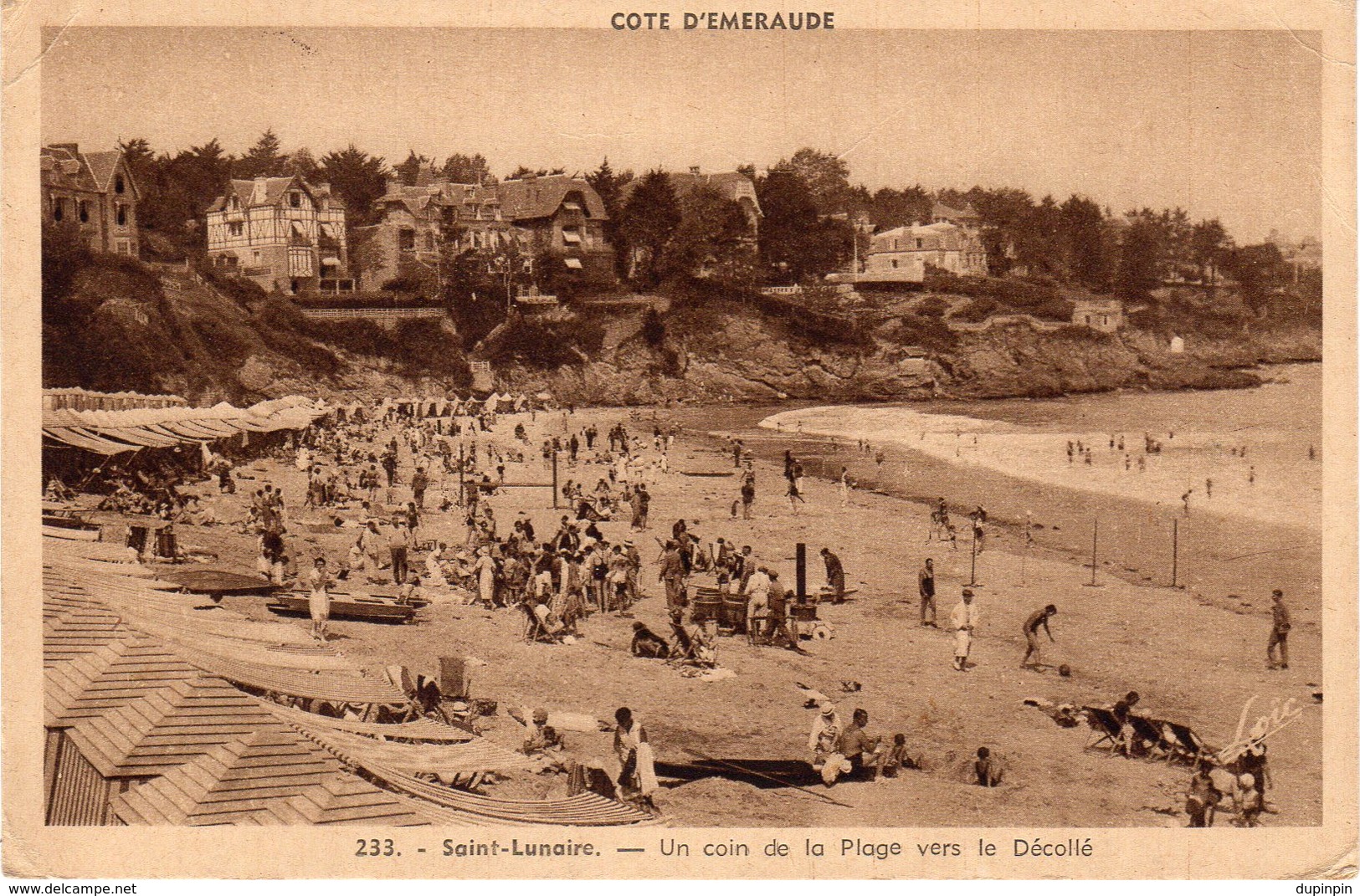 Saint-Lunaire  -  Un Coin De La Plage Vers Le Décollé - Saint-Lunaire