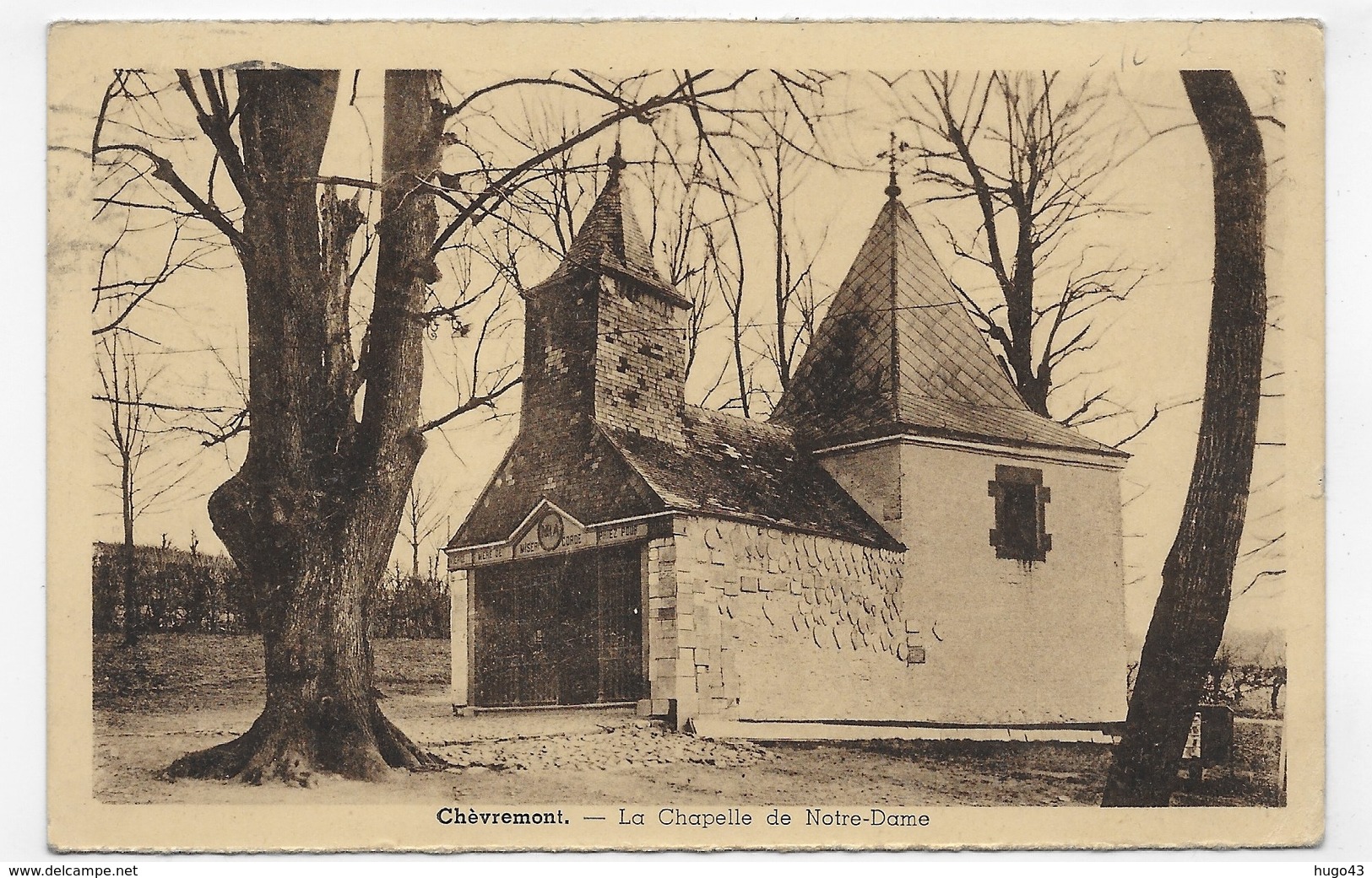 (RECTO / VERSO) CHAUDFONTAINE - CHEVREMONT- LA CHAPELLE - BEAUX TIMBRES ET CACHET - CPA VOYAGEE - Chaudfontaine