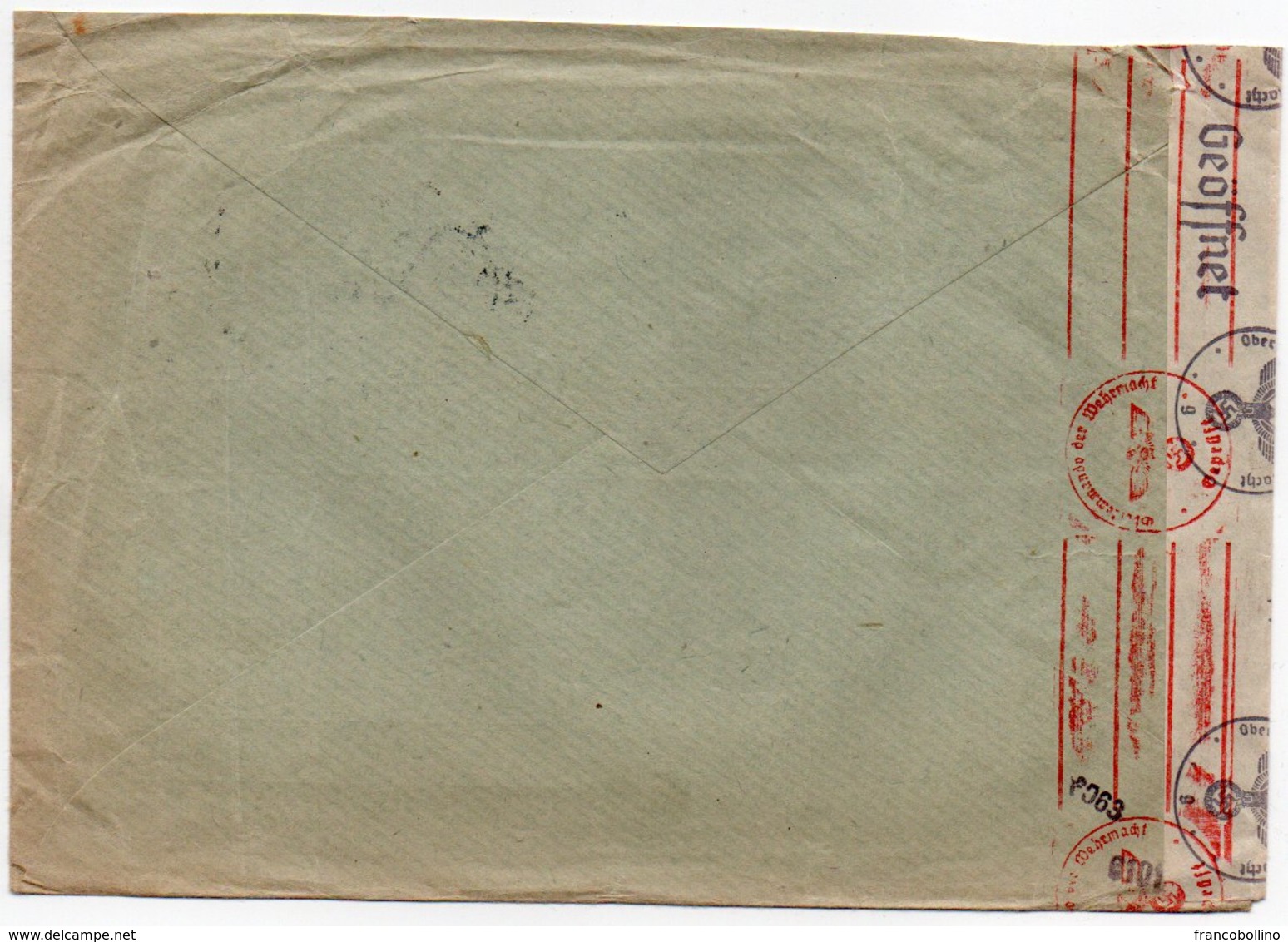 SLOVAKIA - COVER FROM BRATISLAVA TO GERMANY (GORLITZ) / CENSORED - Storia Postale