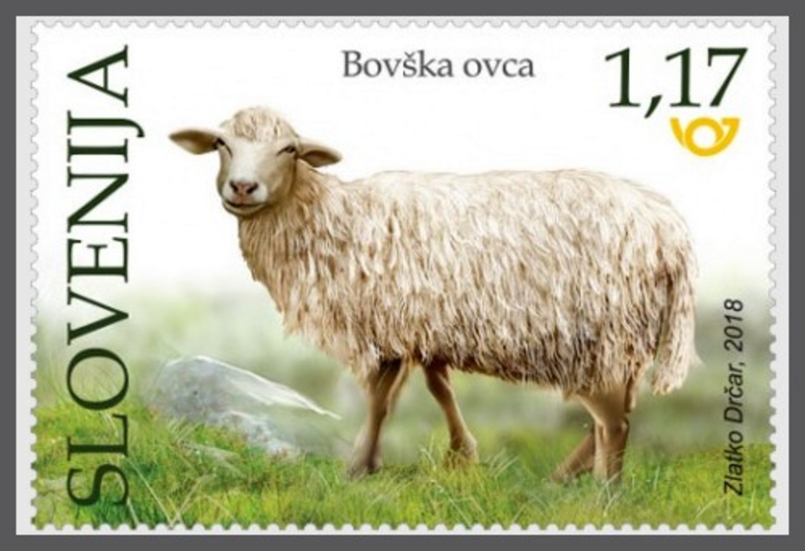 H01 Slovenia 2018 Bovec Sheep MNH Postfrisch - Slovénie