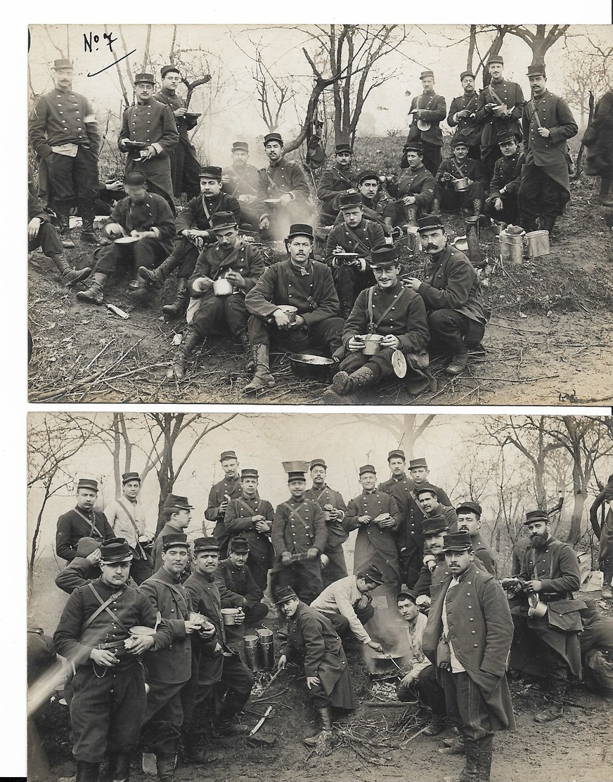 Télégraphie Militaire - 2ème Cie Du 24ème Bat. Du Génie , Basé Au Mont-Valérien ( Suresnes) , Halte Au Cours De Manoeuvr - Manöver