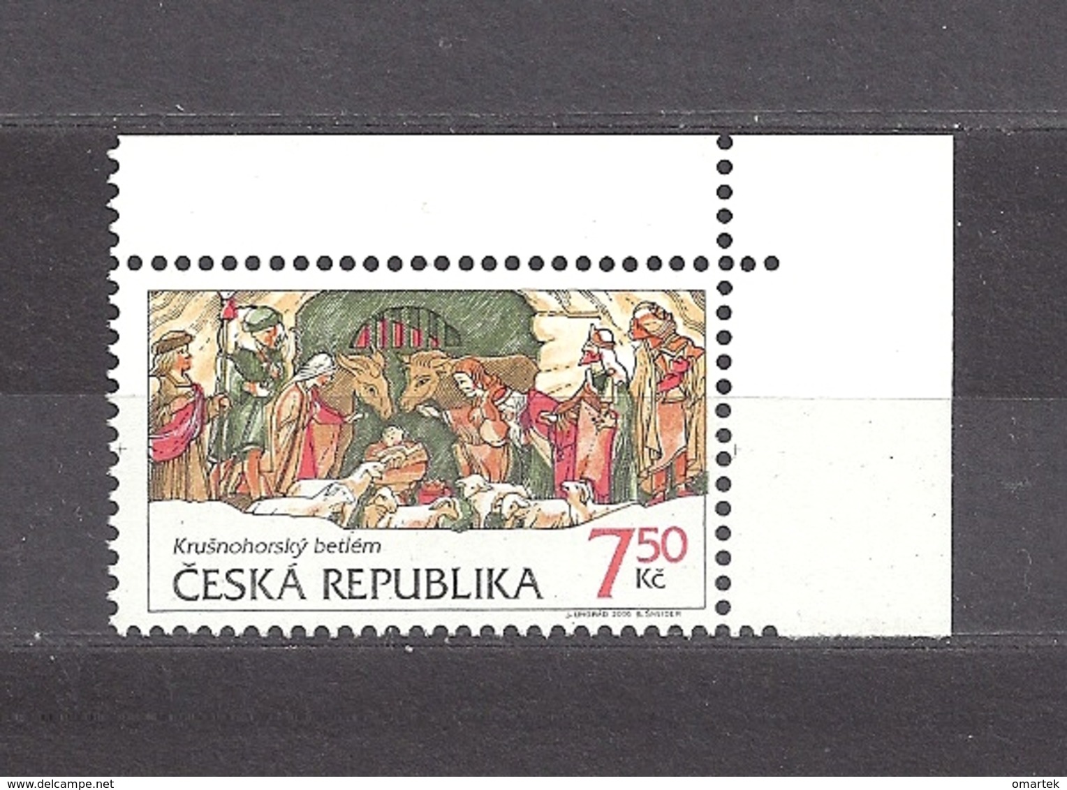 Czech Republic 2006 MNH ** Mi 496 Sc 3326 Christmas Krusnohorsky Nativity Scene. Weihnachtskrippe. - Unused Stamps