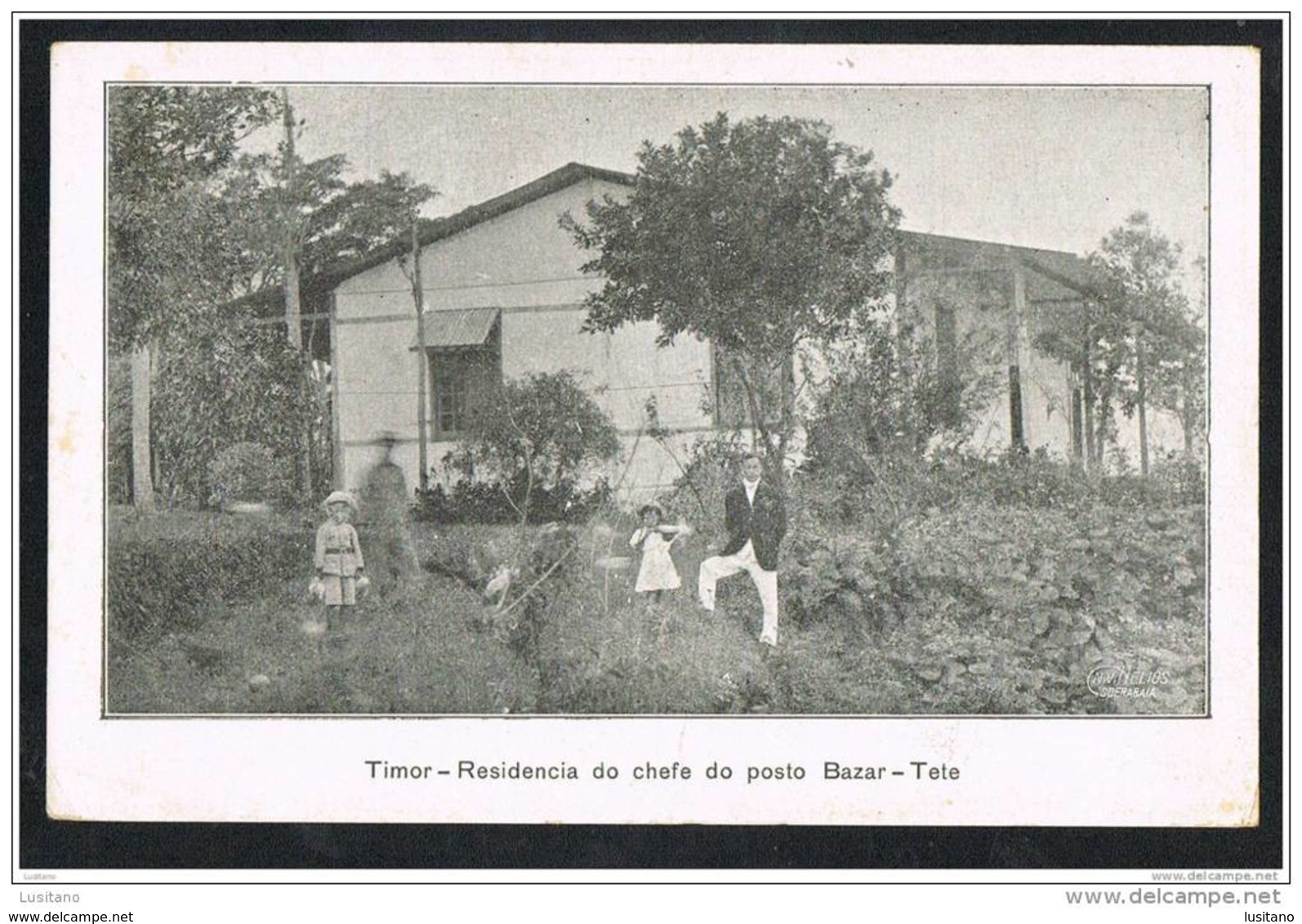 EAST TIMOR PORTUGUES - Liquiça - Residencia Do Chefe Do Posto Bazar - Tete  ( Portugal Colonial ) - Timor Oriental