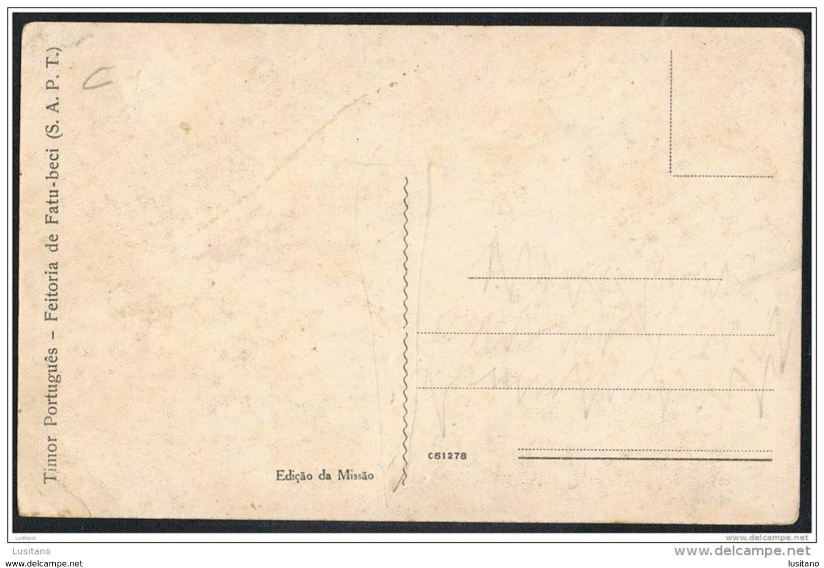 EAST TIMOR Portugues - Feitoria De Fatu-Beci ( Portugal Colonial ) - Osttimor