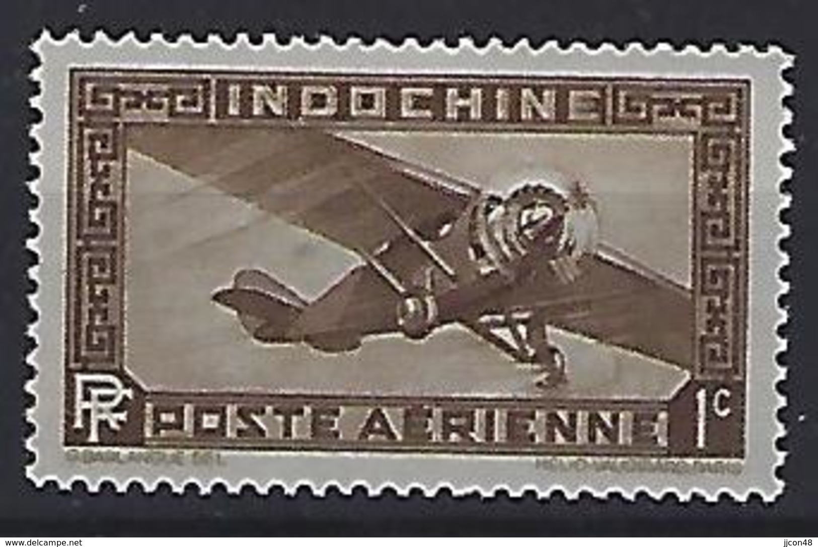 Indochina 1933 Air 1c (**) MNH - Luchtpost