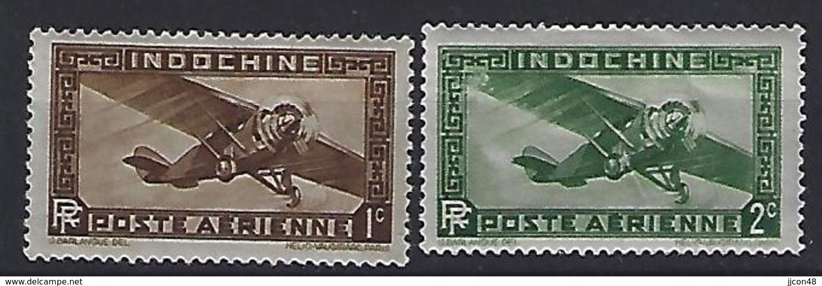 Indochina 1933 Air (*) MH - Poste Aérienne