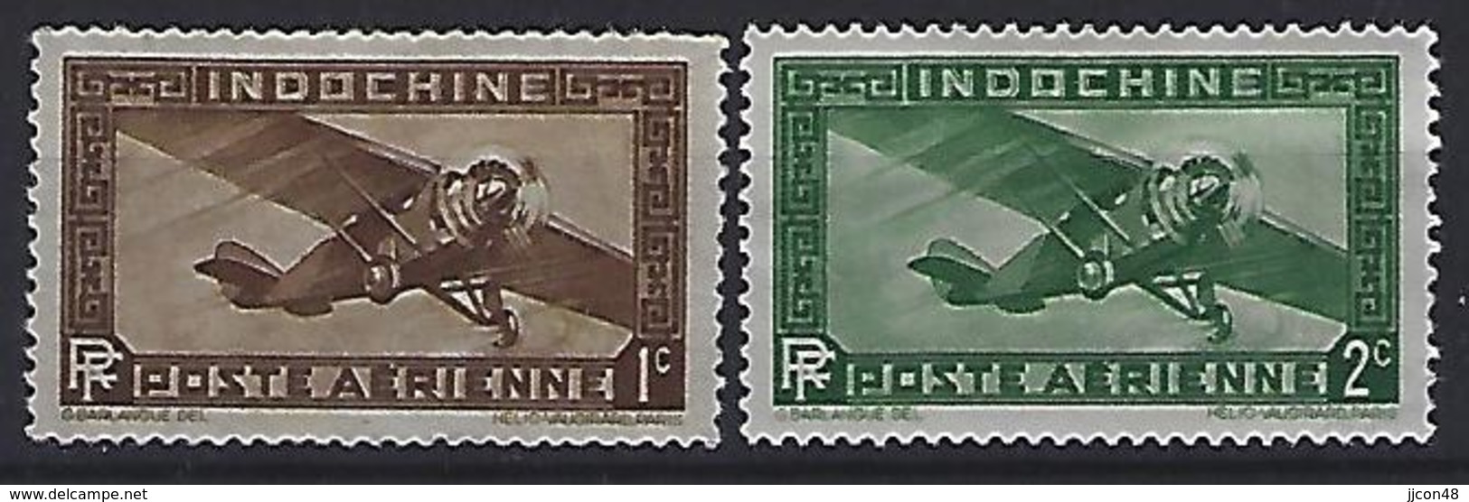 Indochina 1933 Air (*) MH - Luchtpost