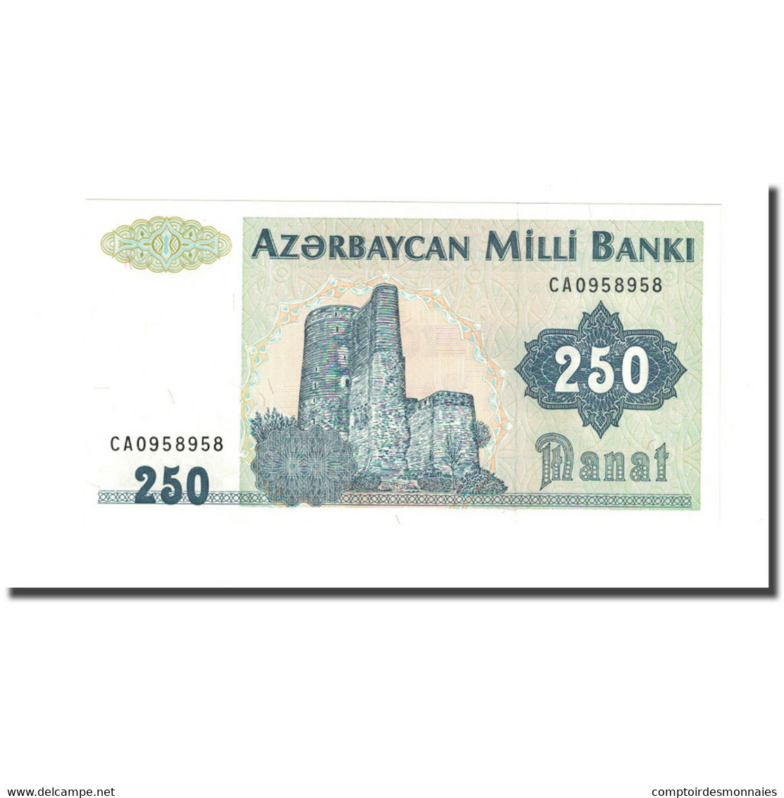 Billet, Azerbaïdjan, 250 Manat, KM:13b, NEUF - Azerbaïjan