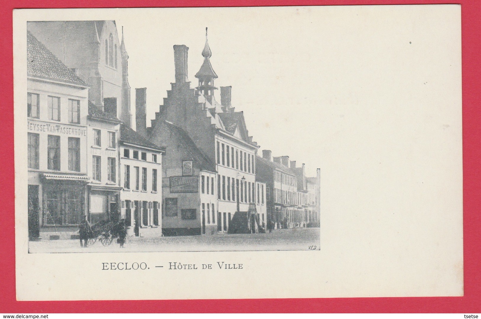 Eeklo - Stadhuis / Hôtel De Ville ( Verso Zien ) - Eeklo