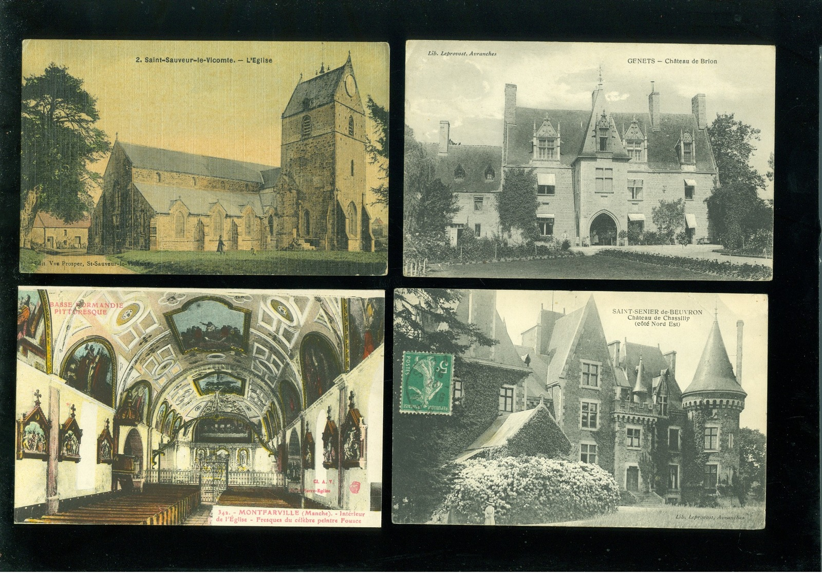 Beau lot de 60 cartes postales de France  Manche      Mooi lot van 60 postkaarten van Frankrijk ( 50 ) - 60 scans