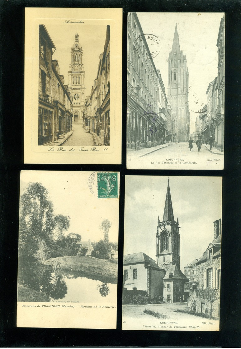 Beau lot de 60 cartes postales de France  Manche      Mooi lot van 60 postkaarten van Frankrijk ( 50 ) - 60 scans