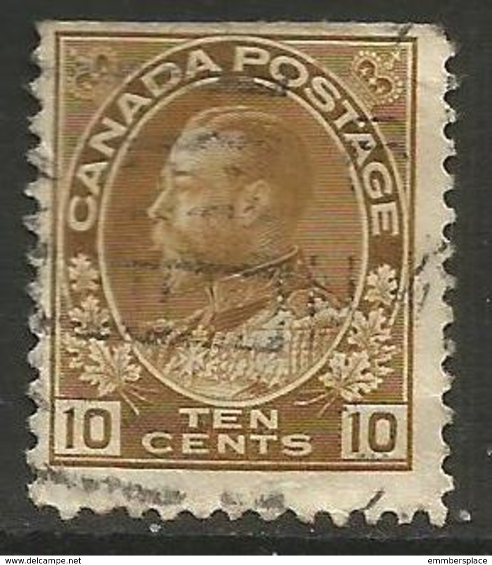 Canada - 1922 King George V  10c Used   SG 254 - Oblitérés