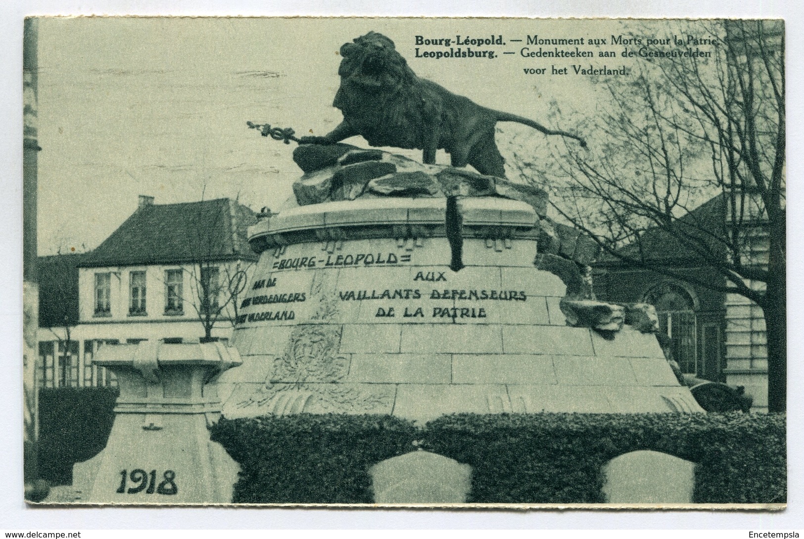 CPA - Carte Postale - Belgique - Bourg Léopold - Monument Aux Morts Pour La Patrie - 1938 (SV6423) - Leopoldsburg