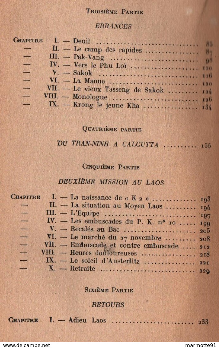 L INDOCHINE DE REPOND PLUS RECIT GUERRE CORPS LEGER INTERVENTION CLI MISSION PARACHUTAGE - Français