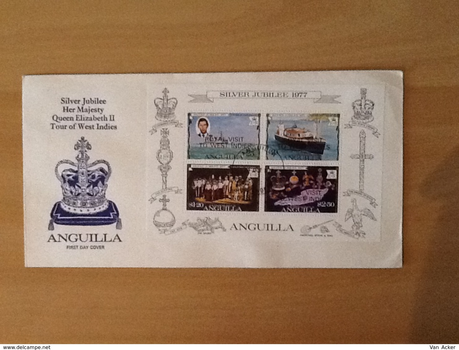 Anguila FDC Silver Jubilee 1977 - Anguilla (1968-...)