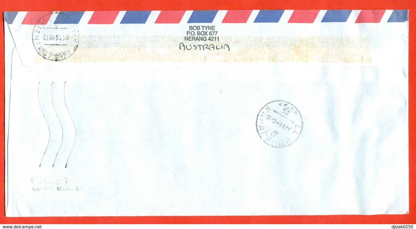 Australia 1999.Australian Legends.Owl. Crocodile.  The Envelope Actually Passed The Mail.  Airmail. - Covers & Documents