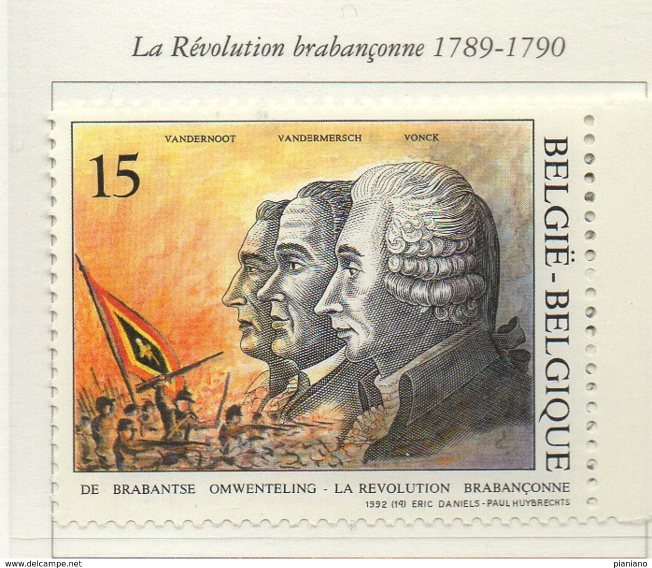 PIA - BEL - 1992 : Rivoluzione Del Brabante   - (Yv 2482) - Unused Stamps