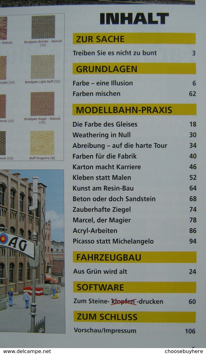 MIBA Spezial 95 Modellbahnen Vorbildlich Färben 2013 Ratgeber Magazin - Deutsch