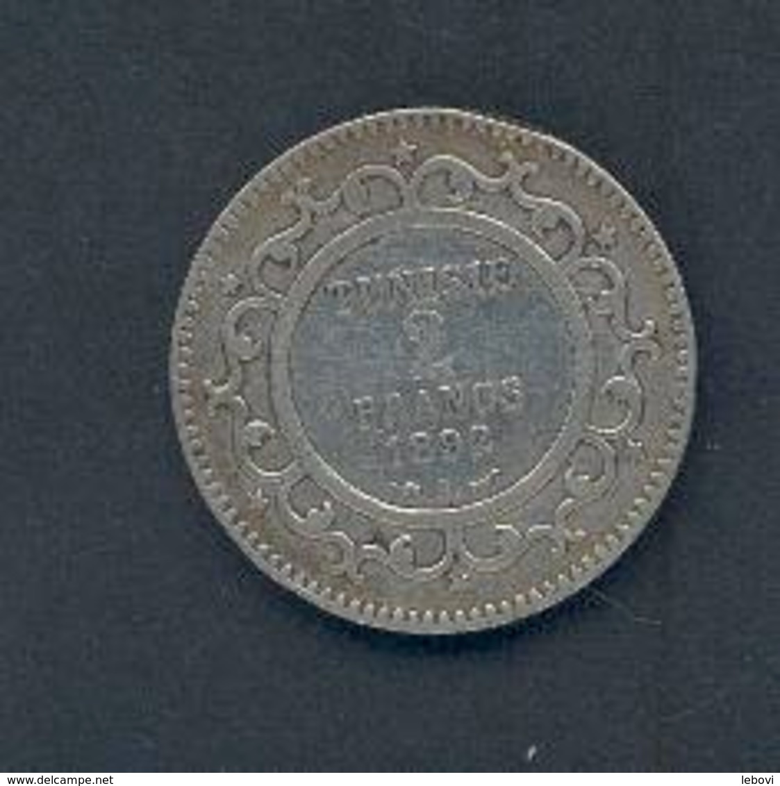 TUNISIE - 2 Francs -1892 Argent - Tunisie