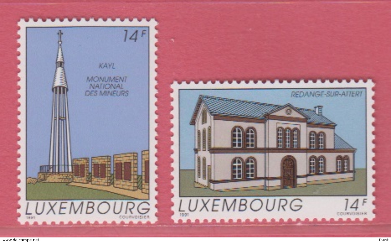 1991 ** (sans Charn., MNH, Postfrisch)  Yv  1223/4	Mi  1273/4 - Unused Stamps