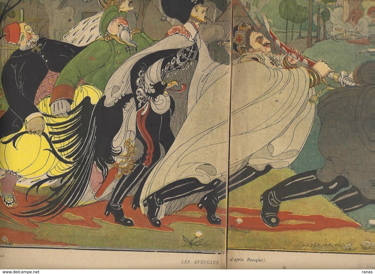 La Baïonnette N° 101 De 1917  Anti Germany Kaiser Nombreux Illustrateurs Reims - Autres & Non Classés