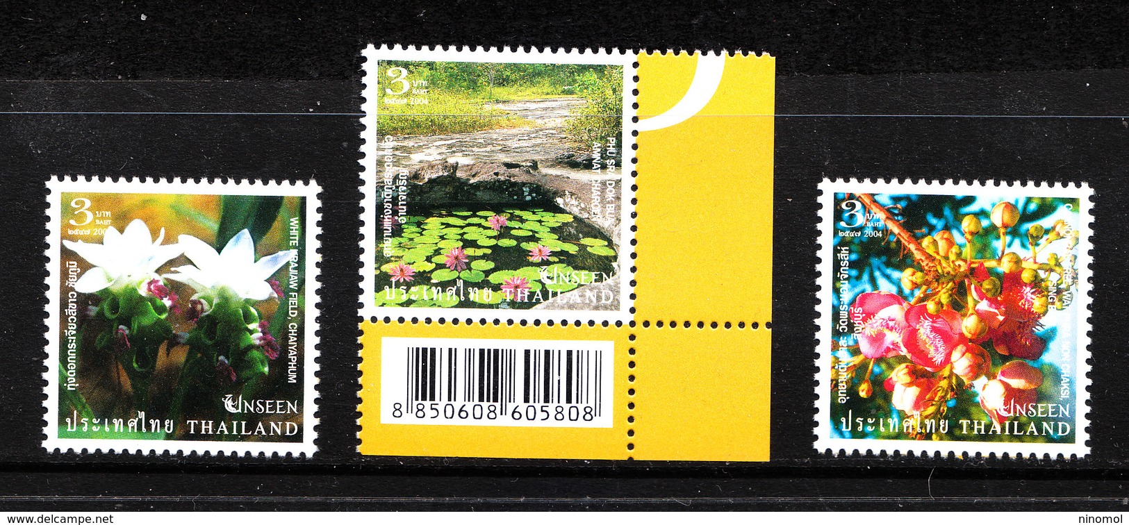 Thailandia - 2004. Ninfee E Fiori Della Thailandia. Water Lilies And Flowers Of Thailand. MNH - Altri & Non Classificati