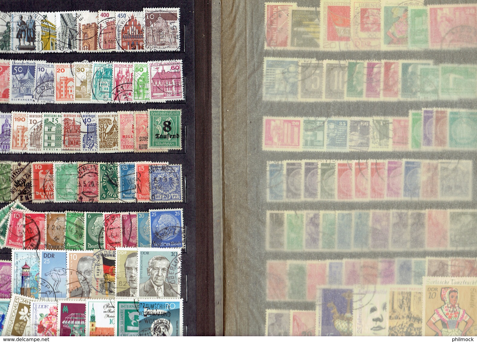 Classeur 12 pages plein de timbres monde toutes époques - voir description