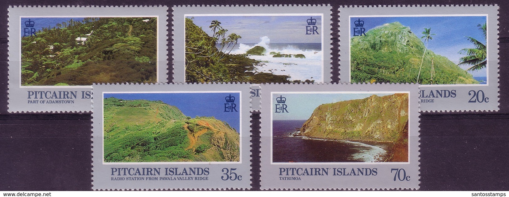 PITCAIRN ISLANDS 1981 MNH, SG 211/215 - Pitcairn Islands