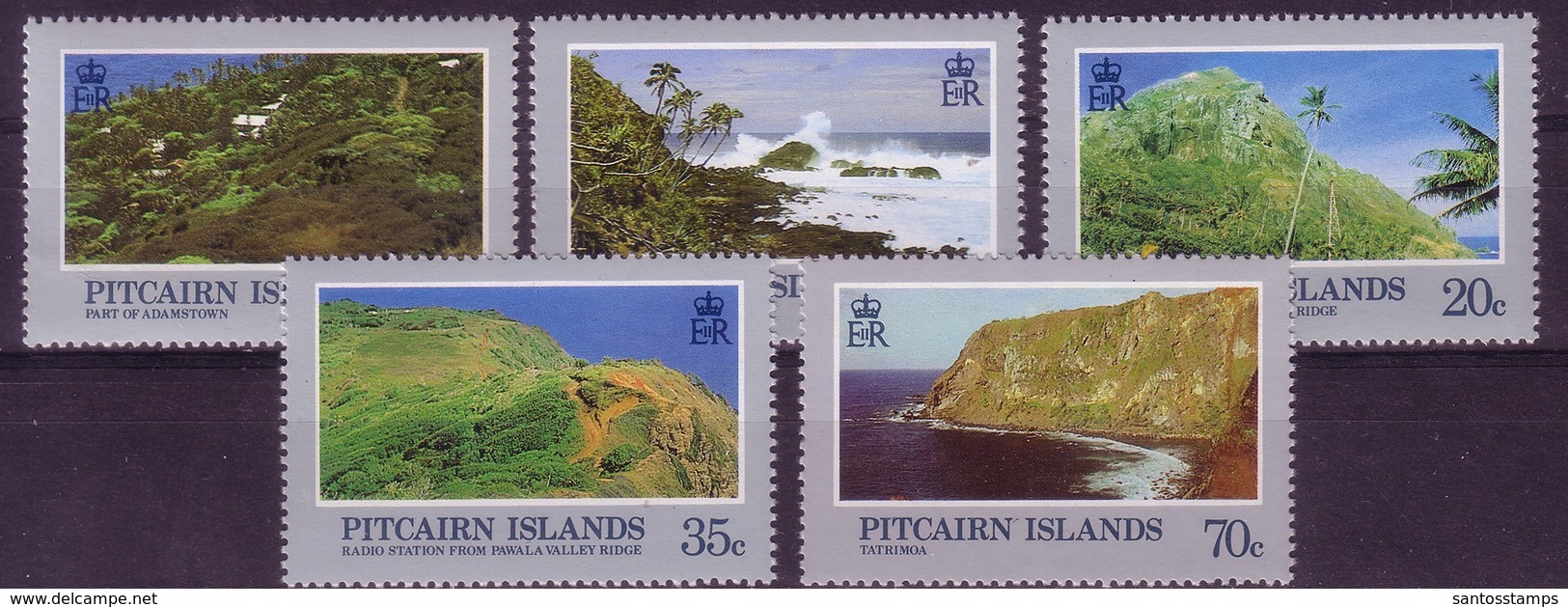 PITCAIRN ISLANDS 1981 MNH, SG 211/215 - Pitcairninsel