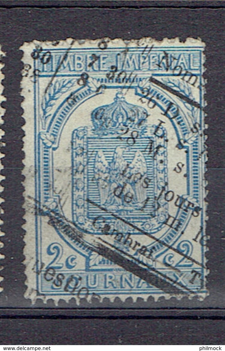 FRANCE Journaux 1869 N° 7 Et 8 Oblitérés - Zeitungsmarken (Streifbänder)