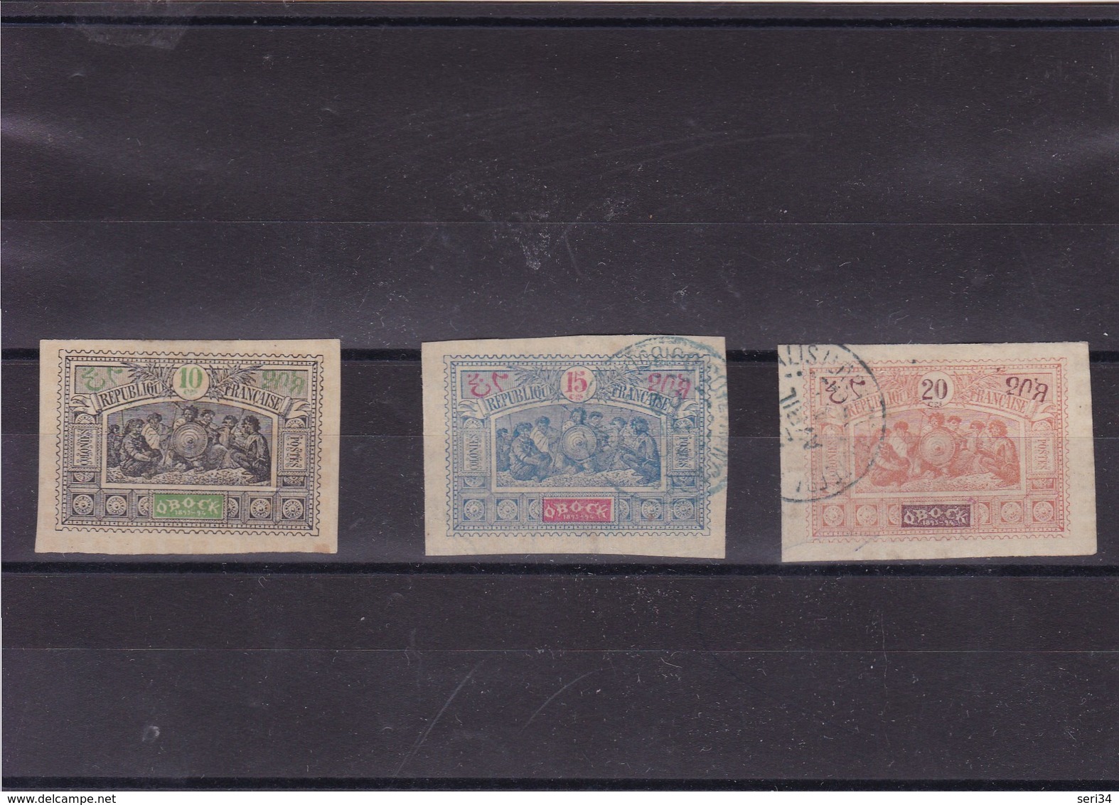OBOCK  :Y&T :51*-52 O-53 O - Used Stamps