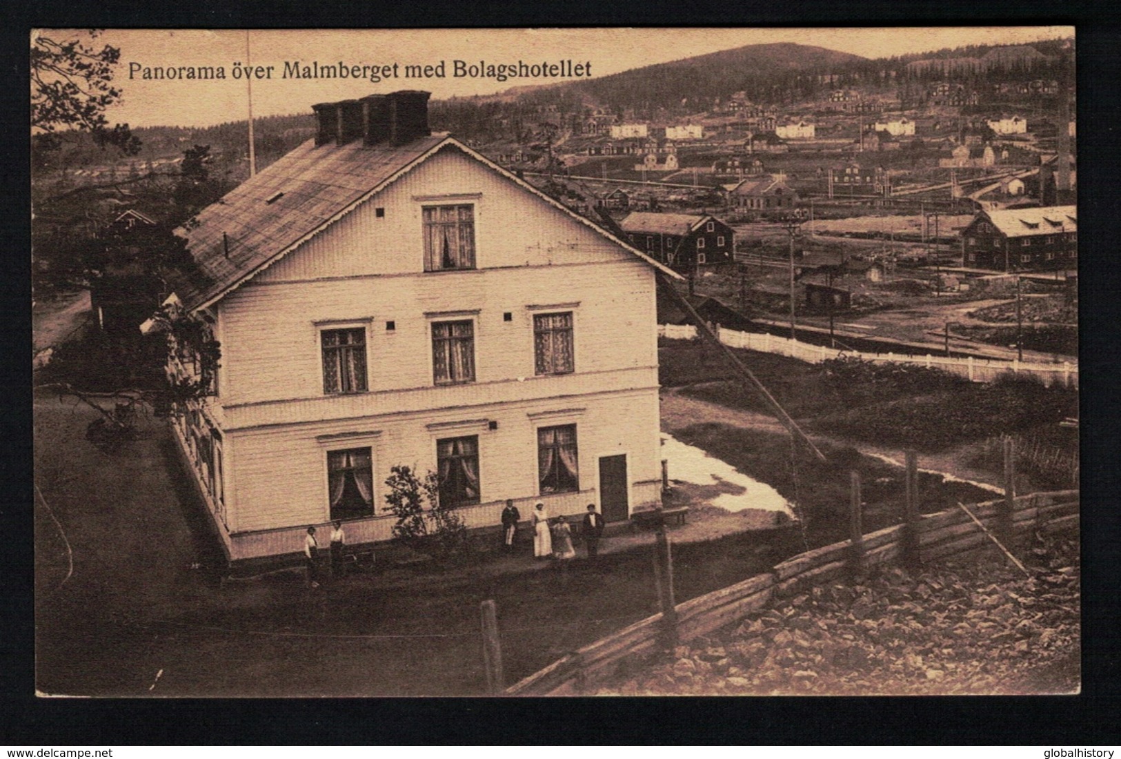 DE1688 - SWEDEN -PANORAMA ÖVER MALMBERGET MED BOLAGSHOTELLET - Zweden