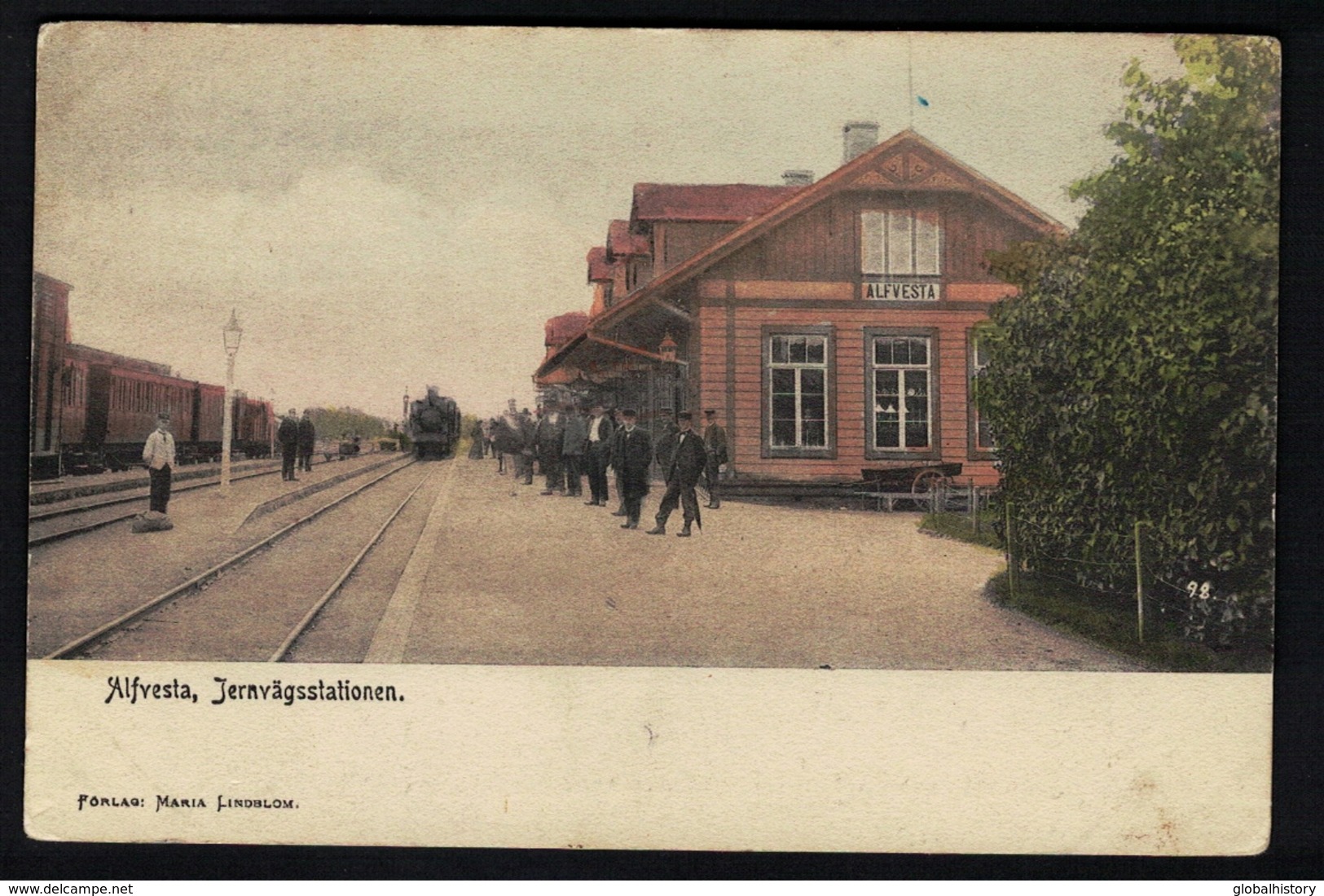 DE1712 - SWEDEN - ALFVESTA - JERNVÄGSSTATIONEN - RAILWAY STATION - Sweden