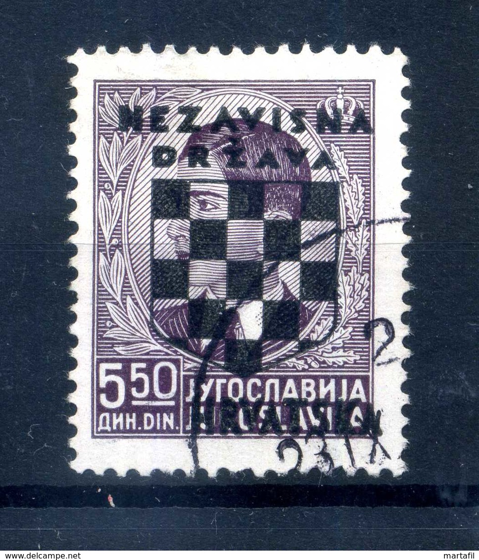 1941 CROAZIA N.17 USATO - Croatia