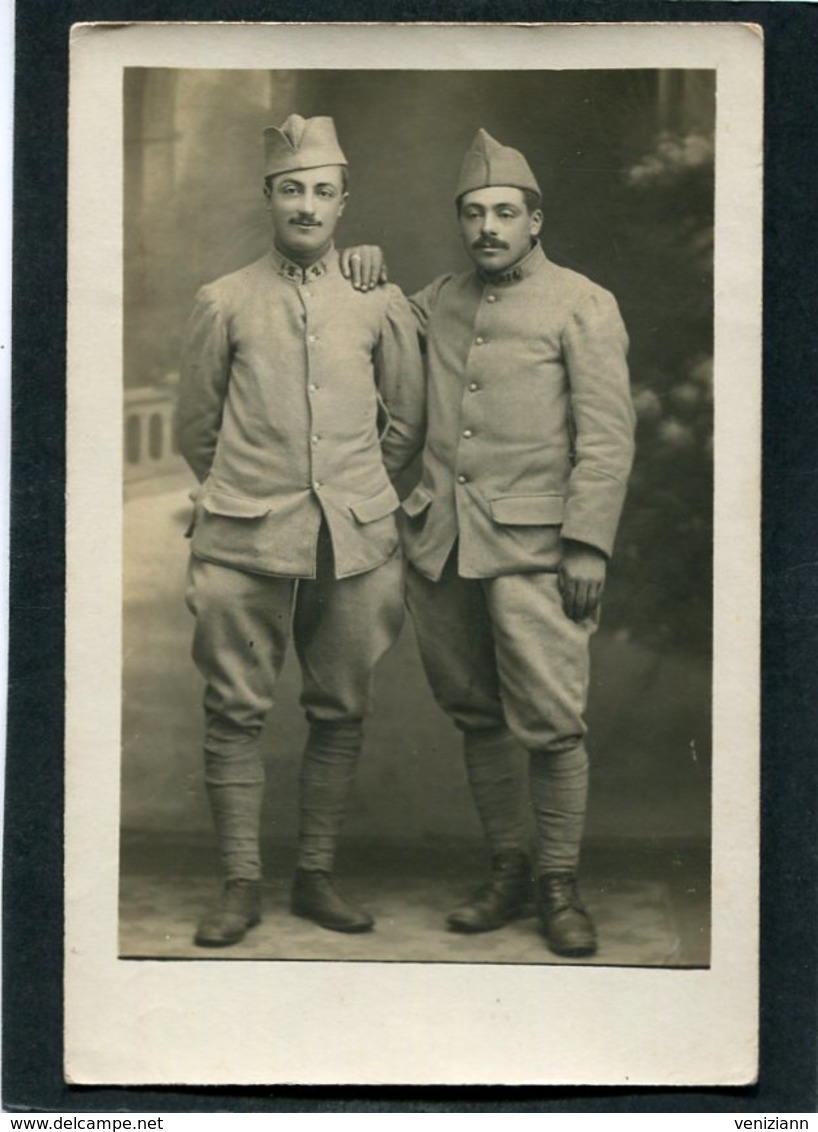 Carte Photo - Militaires - Personnages