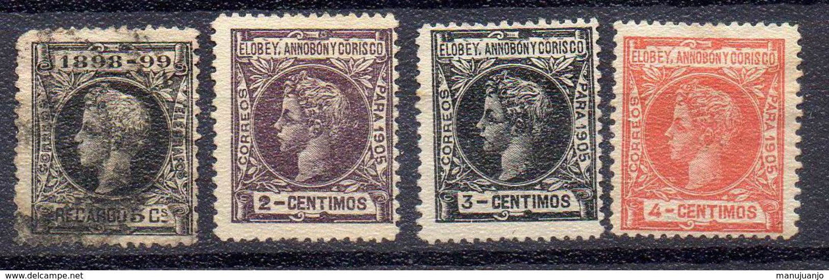 ESPAGNE Et COLONIES ! Timbres Anciens De ELOBEY, ANNOBON Et CORISCO Depuis 1903 ! NEUFS* - Cuba (1874-1898)