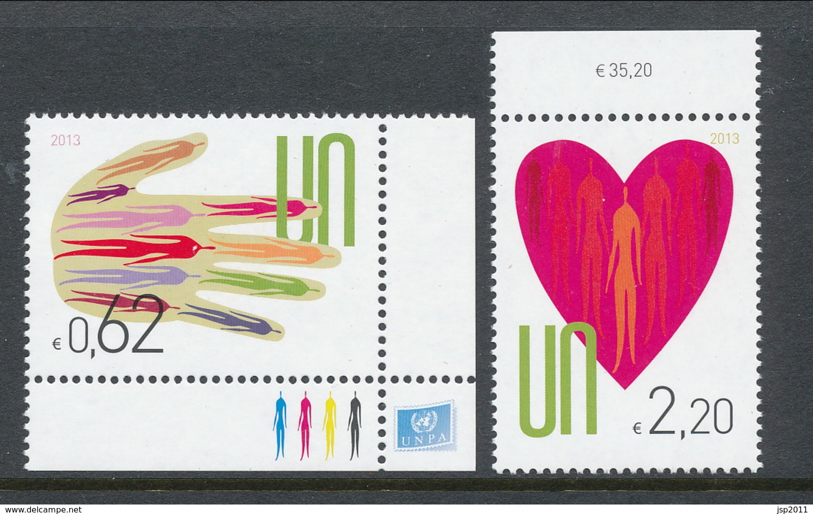 UN Vienna 2013. Michel # 766-767.  MNH ** - Unused Stamps