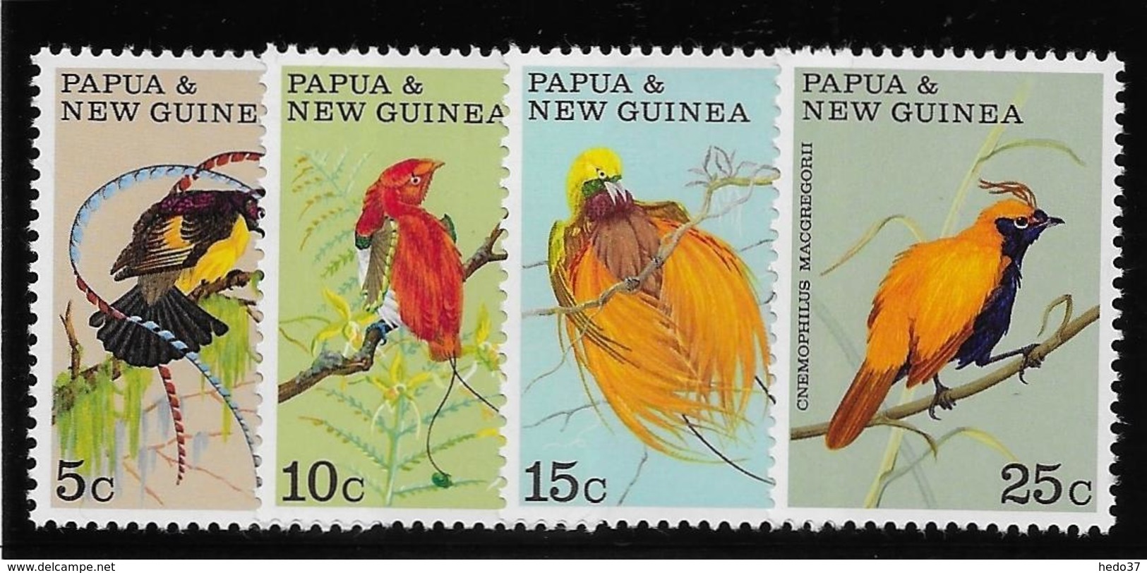 Papouasie Nouvelle Guinée N°174/177 - Oiseaux - Neufs ** Sans Charnière - TB - Papouasie-Nouvelle-Guinée