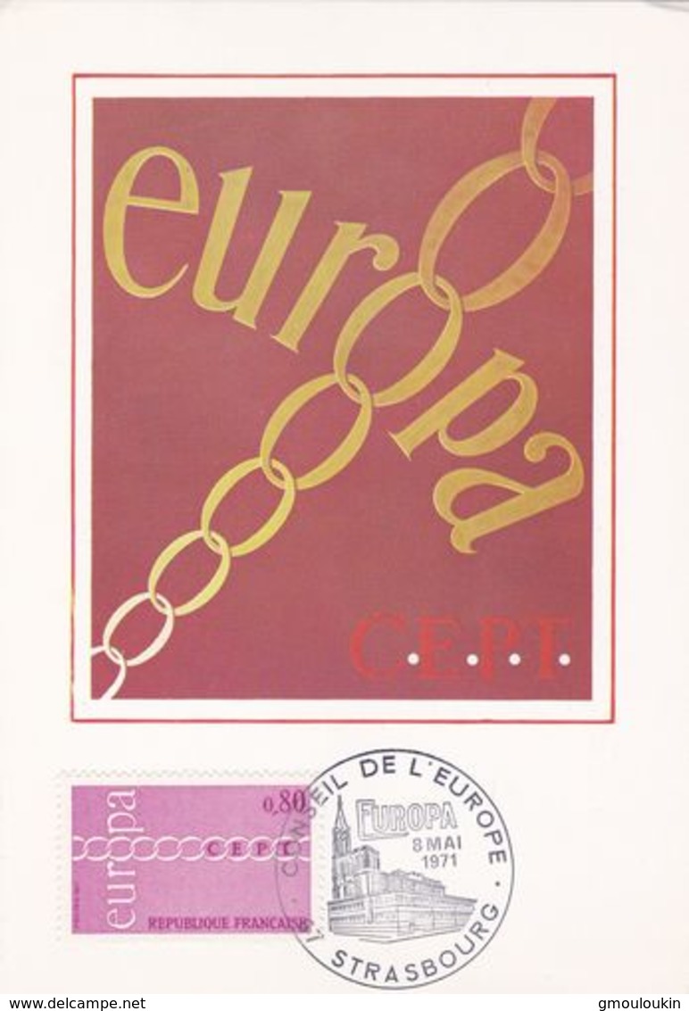 ENVELOPPE - Carte - 1er Jour - Conseil De L'Europe - Oblitérés