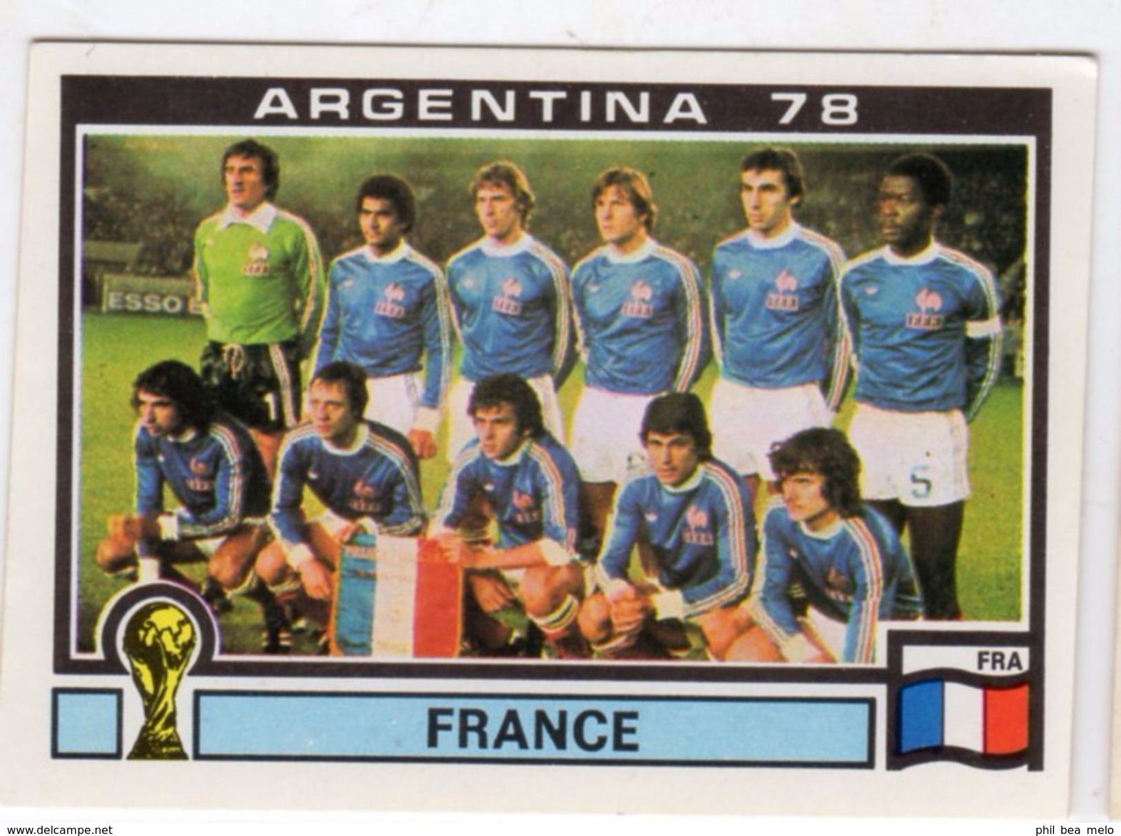 FOOT PANINI FIFA WORLD CUP 1978 ARGENTINA - DOS D'ORIGINE - CHOISIR 1 STICKER DANS LA LISTE