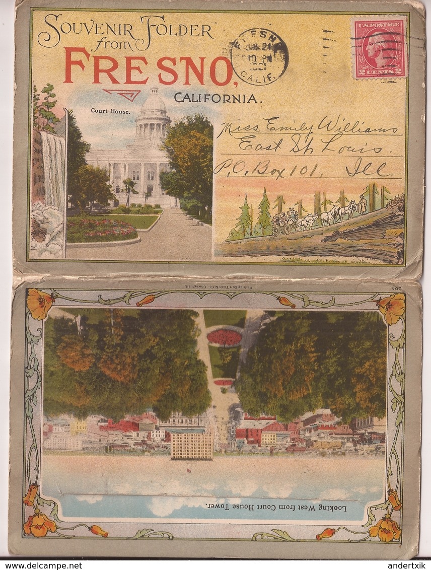 USA, 1921, FRESNO Souvenir Folder - Other & Unclassified