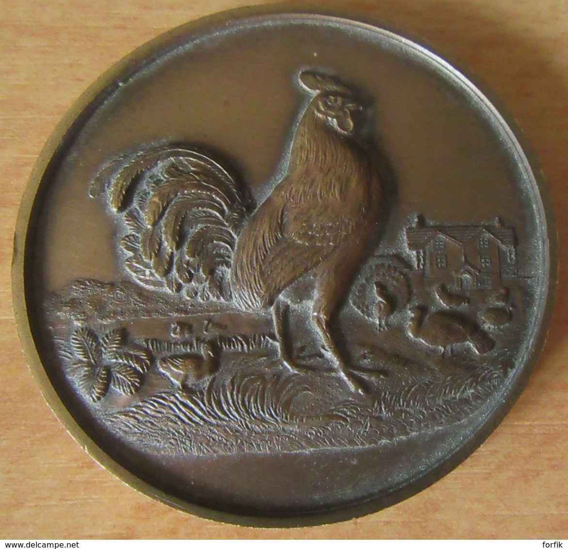 Royaume-Uni - Médaille De Prix Agricole "BOCM SILCOCK" European Poultry Faire 1976 En Bronze - Autres & Non Classés