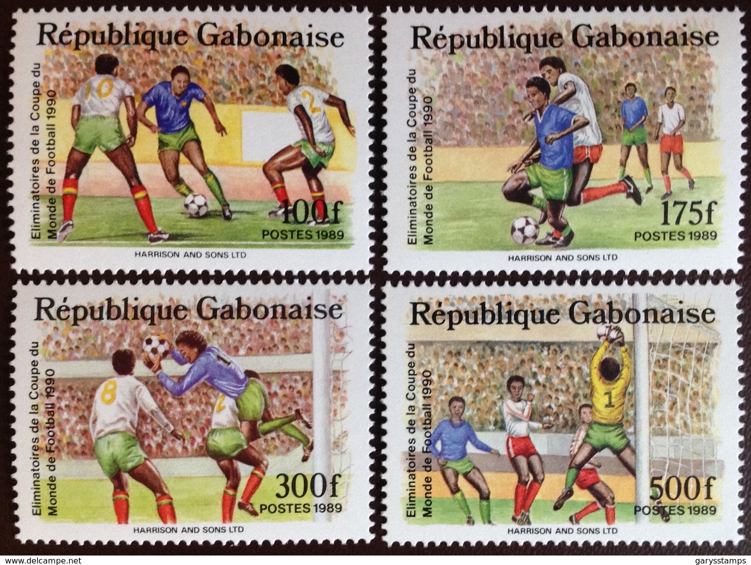 Gabon 1989 World Cup MNH - Gabon (1960-...)