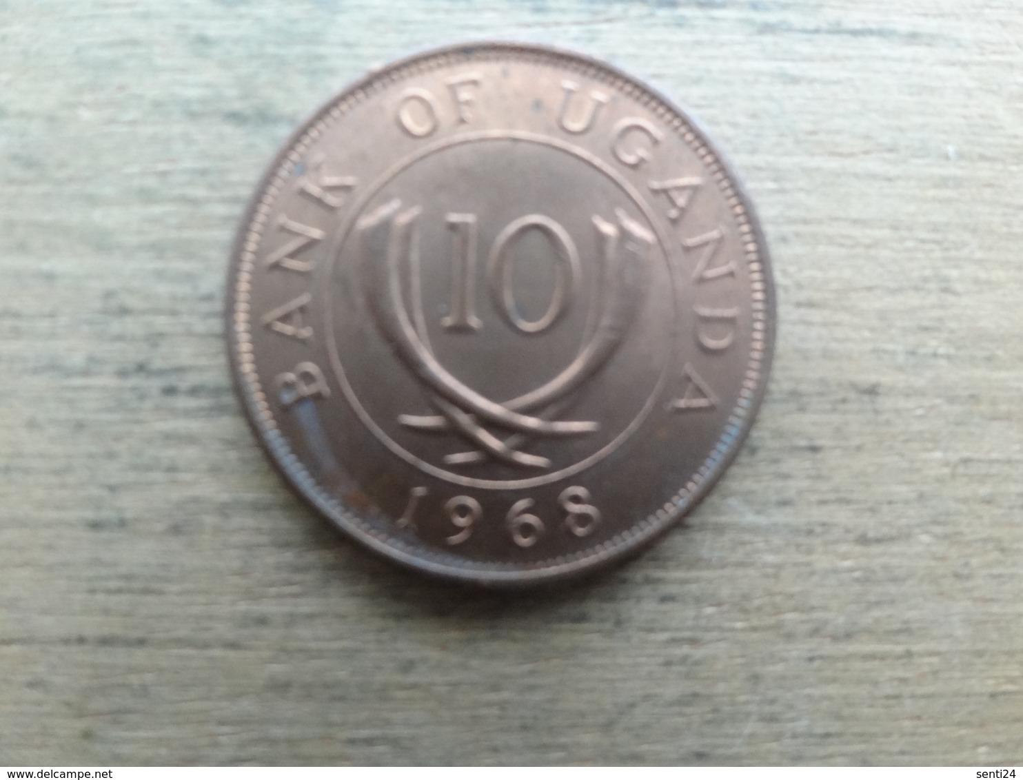 Ouganda  10  Cents  1968  Km 2 - Ouganda