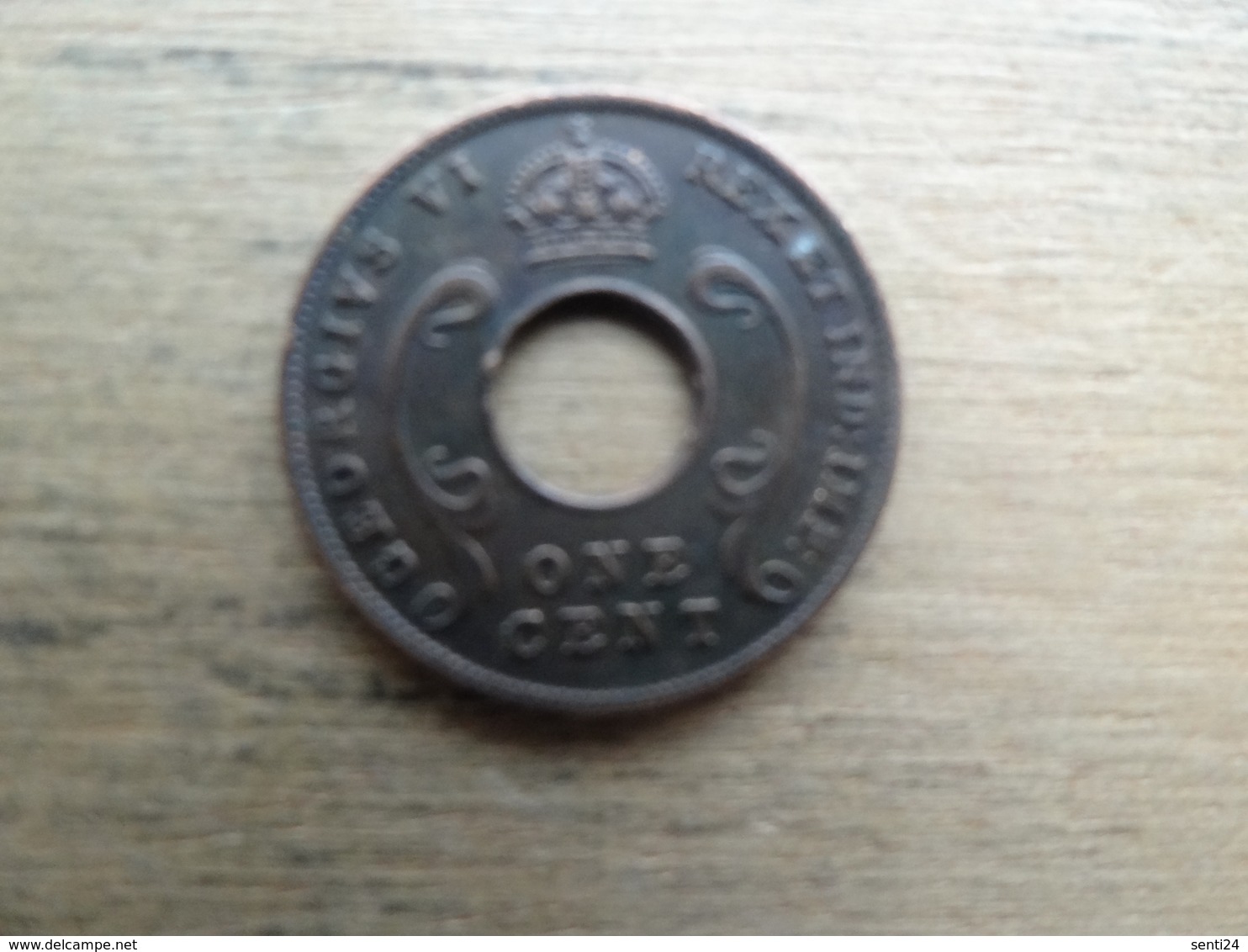 East Africa  1  Cent  1942  Km 29 - British Colony