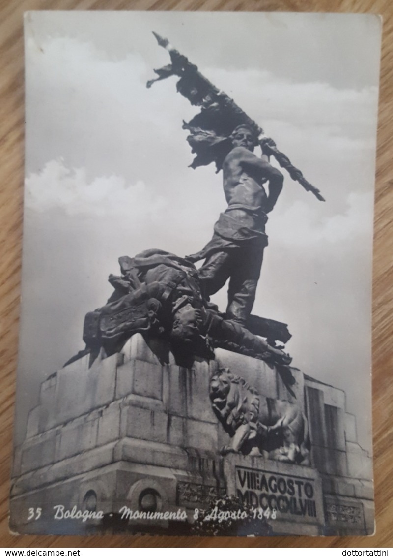 BOLOGNA - Monumento 8 Agosto 1848 - Piazza 8 Agosto  Vg (Budrio-Nocera Inferiore) - Bologna