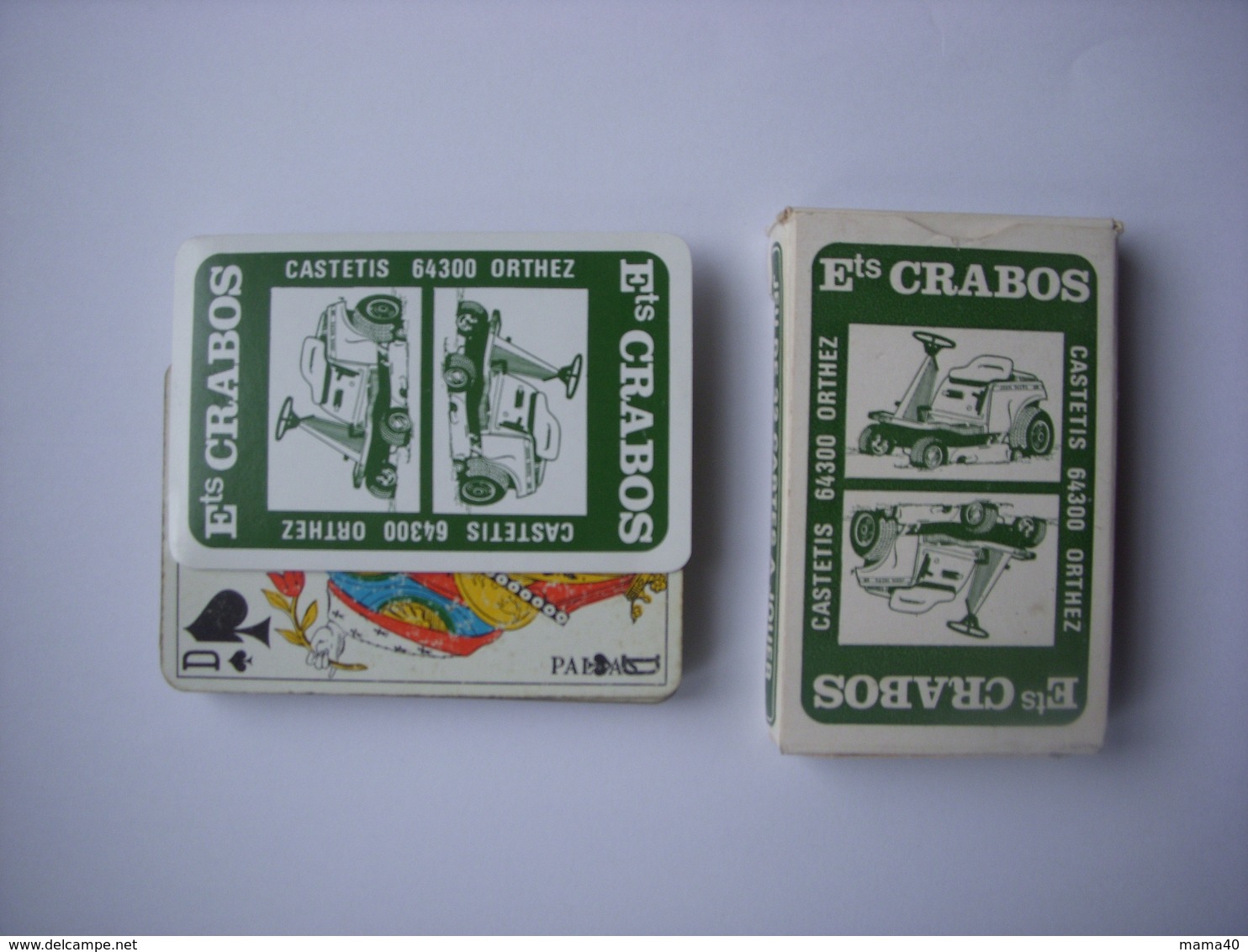 JEU DE 32 CARTES - PUBLICITE - ETS CRABOS - 64 - CASTETIS - ORTHEZ - TONDEUSE AUTO-PORTEE - 32 Cards