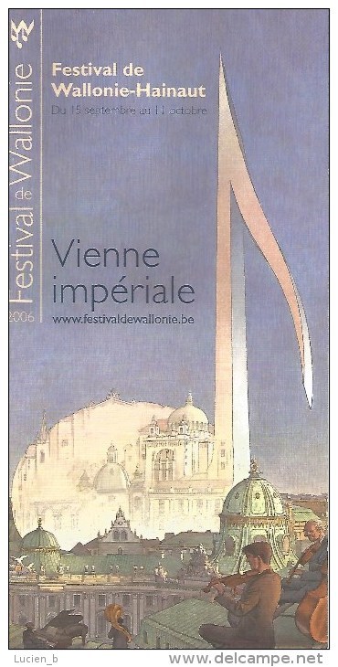 SCHUITEN - Programme "Vienne Impériale"  (grand Format) - Autres & Non Classés